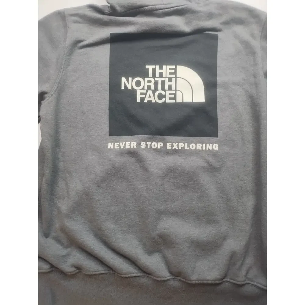 North Face Gray Pull Over Hoodie Men’s Size Medium